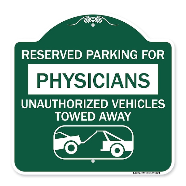 Reserved Parking for Physicians Unauthorized Vehicles Towed Away, A-DES-GW-1818-23079